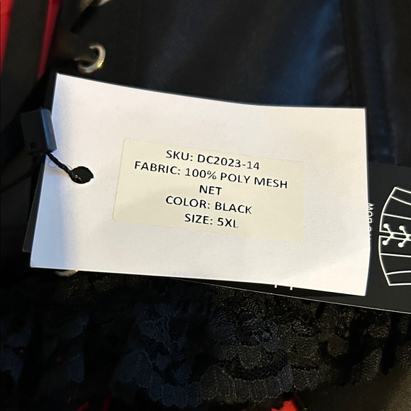 Elegant Black Lace Corset - Picture 5 of 6